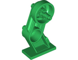 Large Figure Leg Right with Pin: {тъмно зелен}