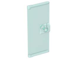 DOOR 3X6: {прозрачно светло син}