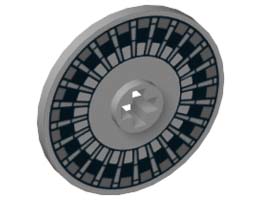 DISK, DIA. 24, NO. 4: {умерено каменно сив}