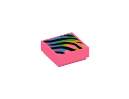 FLAT TILE 1X1, NO. 266: {пъстро коралов}