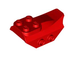 DESIGN BRICK, 2X5, NO. 1: {ярко червен}