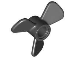 PROPELLER W/ 3 BLADES DIA. 26.6: {черен}