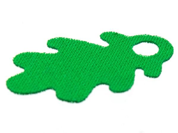 Minifigure Cape Cloth, Oak Leaf - Spongy Stretchable Fabric: {тъмно зелен}