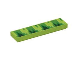 FLAT TILE 1X4, NO. 177: {ярко жълто-зелен}