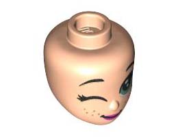 MINI DOLL, HEAD, NO. 294: {светло нуга}