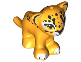 LION CUB, W/ HOLE 1.5, NO. 9: {огнено жълто-оранжев}