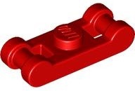 Plate, Modified 1 x 1 with Bar Handles on Ends: {ярко червен}