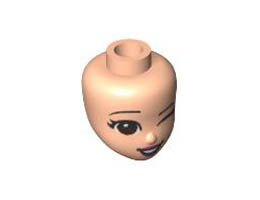 MINI DOLL, HEAD, NO. 283: {светло нуга}