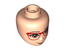 MINI DOLL, HEAD, NO. 301: {светло нуга}
