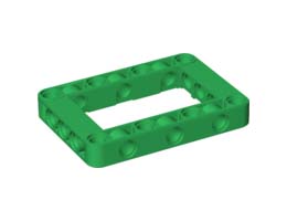 Греда, рамка 5X7 с дупки Ø 4.85: {тъмно зелен}