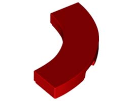 TILE 3X3, W/ BOW: {ярко червен}