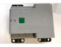 Electric Battery Box Powered Up Bluetooth Hub with Dark Bluish Gray Bottom - Screw Opening: {умерено каменно сив}