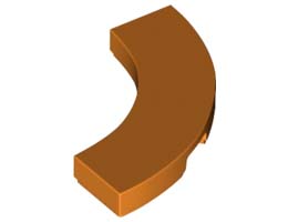 TILE 3X3, W/ BOW: {ярко оранжев}