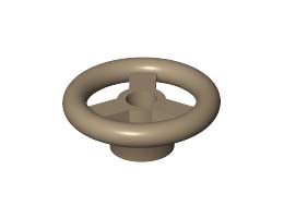 STEE.WHEEL Ø16 F/CONSOLE 2X2: {пясъчно жълт}