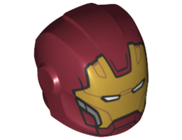 Мини шлем No. 369: {нов тъмно червен}