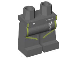 MINI LOWER PART, NO. 2212: {тъмно каменно сив}