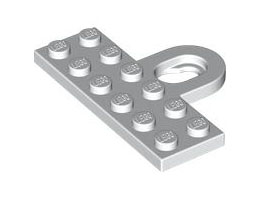 PLATE 2X6, W/ FUNCTION, NO. 1: {бял}