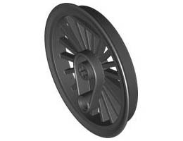 TRAIN WHEEL, DIA. 50/60: {черен}