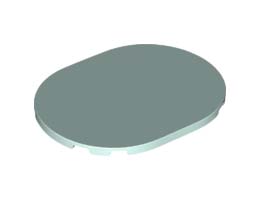 TILE 6X8, CIRCLE, NO. 1: {аквамарин}
