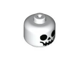MINI FIGURE, BABY HEAD, NO. 8: {бял}