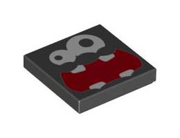 FLAT TILE 2X2, NO. 647: {черен}
