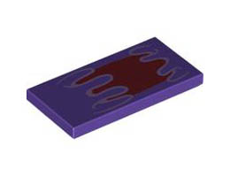 FLAT TILE 2X4, NO. 270: {светло виолетов}