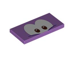 FLAT TILE 2X4, NO. 269: {умерено лавандулов}