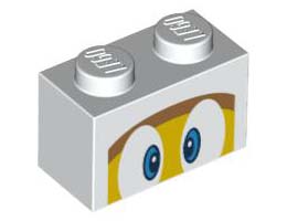BRICK 1X2, NO. 92: {бял}