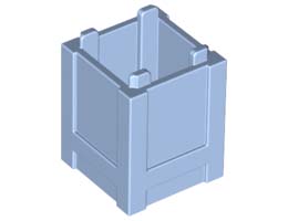 Кутия 2X2x2: {светло кралско син}