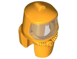 MINI FIGURE, TOXIC WASTE SUIT: {огнено жълто-оранжев}