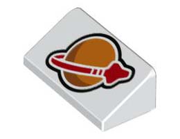 ROOF TILE 1X2X2/3, NO. 38: {бял}
