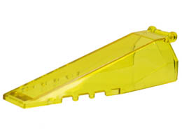 Windscreen 10 x 4 x 2 with Bar Handle: {прозрачно жълт}