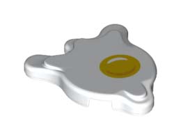 DESIGN PLATE 3X3, NO.1: {бял}