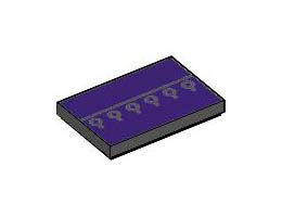 FLAT TILE 2X3, NO. 83: {черен}
