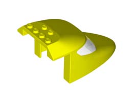 PLANE FRONT, TOP 6X10X4, NO.3: {пъстро жълт}