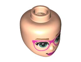 MINI DOLL, HEAD, NO. 320: {светло нуга}