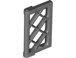 Прозорец 1/2 за рамка 1X4x3: {тъмно каменно сив}