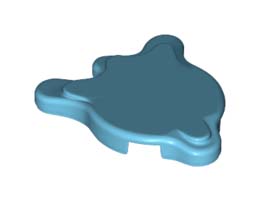 DESIGN PLATE 3X3: {умерено небесносин}