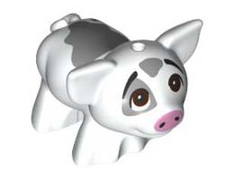 PIG, W/ 1.5 HOLE, NO. 4: {бял}
