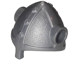 Minifigure, Headgear Helmet Viking with Side Holes: {сребърно метален}