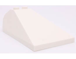 Windscreen 8 x 4 x 2 with 2 Studs and Bar Handle: {бял}