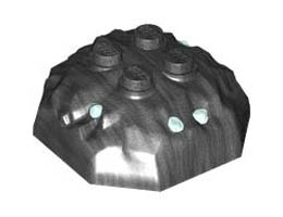 ROCK 4X4X1 1/3 UPPER PART, NO. 1: {титаниево метален}