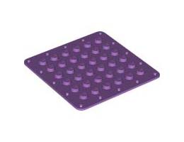 BASE PLATE 6X6, FLEX, NO. 2: {умерено лавандулов}