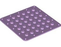 BASE PLATE 6X6, FLEX, NO. 2: {лавандулов}