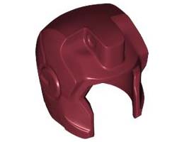 MINI HELMET, NO. 382: {нов тъмно червен}