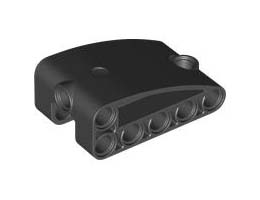 SHELL 5X3X2, W/ 4.85 HOLE, NO. 1: {черен}