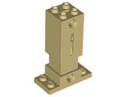 2X4X5 BRICK, W/ SPRING, NO. 1: {тухлено жълт}