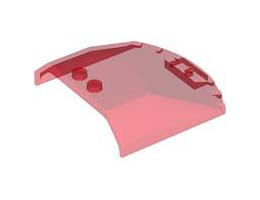WINDSCREEN 6X6X1,1/3: {прозрачно червен}