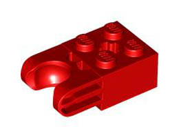 BRICK 2X2 W. CUP FOR BALL: {ярко червен}