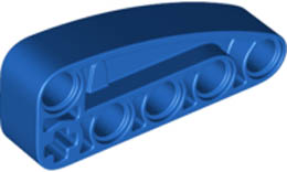 SHELL 5X1X2, W/ CROSS HOLE : {ярко син}